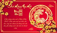 Chúc mừng năm mới Nhâm Dần 2022